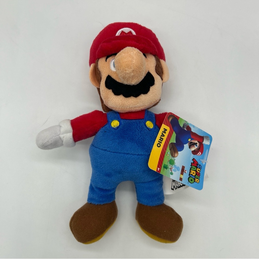 Super Mario 9-Inch Plush Doll Stuffed Set, Mario, Fire Mario, Yoshi - Picture 2 of 11